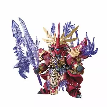 Пластиковая модель BANDAI SPIRITS SD Gundam Sangoku Soketsuden Lufu Sinanju и Red Rabbit Horse с цветовой кодировкой BAS5057610
