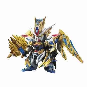 Пластиковая модель BANDAI SPIRITS SD Gundam Sangoku Soketsuden Zhuge Liang Freedom Gundam BAS5058185 с цветовой кодировкой