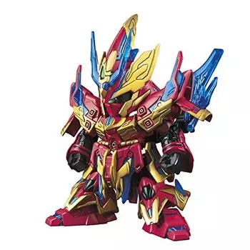Пластиковая модель BANDAI SPIRITS SD Gundam Sangoku Soketsuden Zhang Liao Sazabi с цветовой кодировкой
