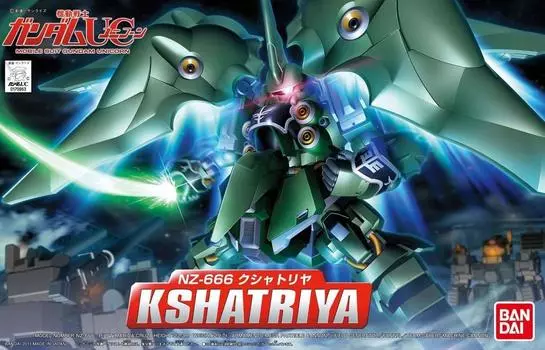 Пластиковая модель BB Senshi 367 Kshatriya из Suit Gundam UC Mobile (единорог)
