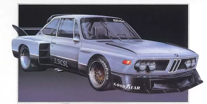 Пластиковая модель BMW от Micro Ace Owners Club 1/24 77 3.5CSL № 8