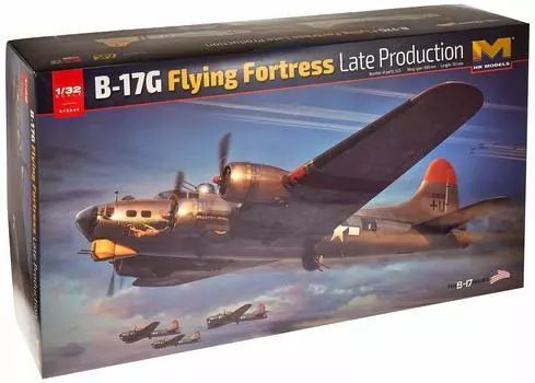 Пластиковая модель бомбардировщика HK Model US Air Force Flying Fortress B-17G HMK01E030 1/32