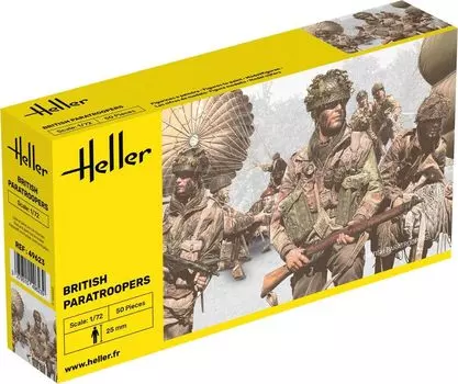 Пластиковая модель британских воздушно-десантных войск Platts Herrere WW2 HE49623 1/72 (Человек/Животное)