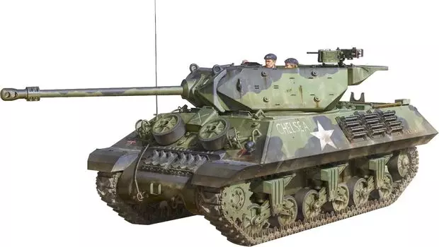 Пластиковая модель британской САУ M10 2c Achilles 1/16 TKOAHHQ-007