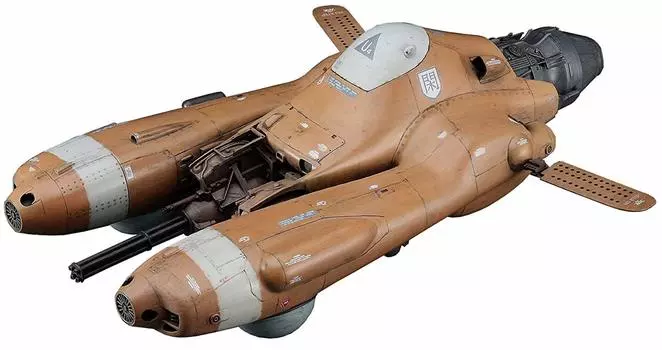Пластиковая модель бронированного истребителя Hasegawa Maschinen Krieger в масштабе Falke MK01, антигравитационная Pkf.85 1/20 коричневый