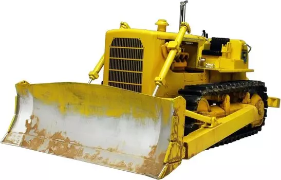 Пластиковая модель бульдозера Platz AMT AMT1086 1/25