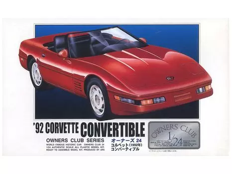 Пластиковая модель Corvette Convertible от Micro Ace Owners Club 1/24 92 № 22