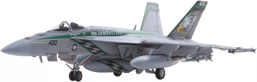 Пластиковая модель Doyusha ВМС США Super Hornet Chippy Ho Пластиковая модель 1/72 Потрясающе! № 7 F/A-18E VFA-195 Цветовая кодировка