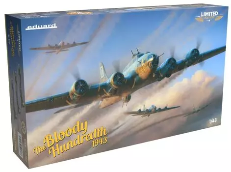 Пластиковая модель Eduard Limited Edition Bloody 100th Bomb Battalion 1943 EDU11183 1/48 B-17F