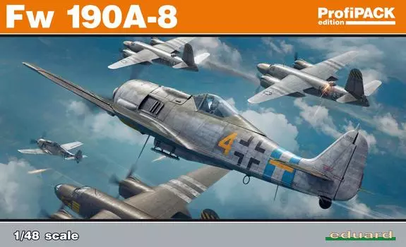 Пластиковая модель Eduard Profipack EDU82147 1/48 Focke-Wulf Fw190A-8