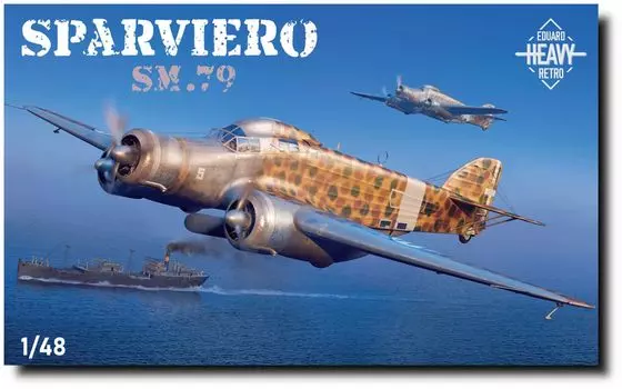 Пластиковая модель Eduard Savoia Marchetti Sparviero Limited Edition EDU 11179 1/48 SM.79