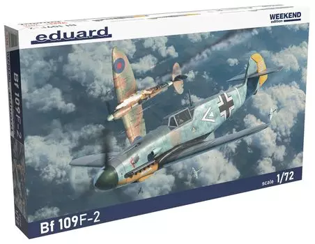 Пластиковая модель Eduard Weekend Edition EDU7474 1/72 Bf109F-2 (Самолет)
