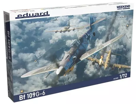Пластиковая модель Eduard Weekend Edition EDU7475 1/72 Bf109G-6 (Самолет)