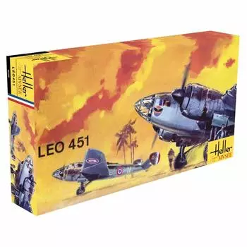 Пластиковая модель французских ВВС Hellere LeO 451 FF0389 1/72