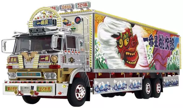 Пластиковая модель грузовика Aoshima Bunka Kyozaisha серии Yaro Ichibanboshi Tenka Gomen 1/32 № 5