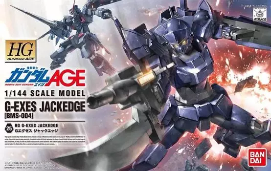 Пластиковая модель HG G Exes Jack Edge из Suit Gundam 1/144 Mobile AGE