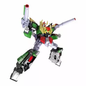 Пластиковая модель HG Nekketsu Strongest Goosaurer Magnasaurer в масштабе 1/300 с цветовой кодировкой