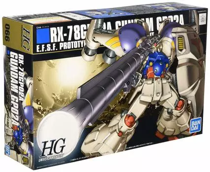 Пластиковая модель HGUC Mobile Suit Gundam 0083 STARDUST MEMORY Gundam GP-02A 1/144 с цветовой кодировкой