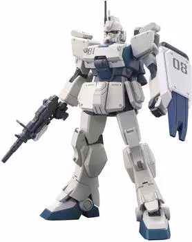 Пластиковая модель HGUC Mobile Suit Gundam 08th MS Platoon RX-79[G]Ez-8 Gundam Ez8 в масштабе 1144 с цветовой кодировкой