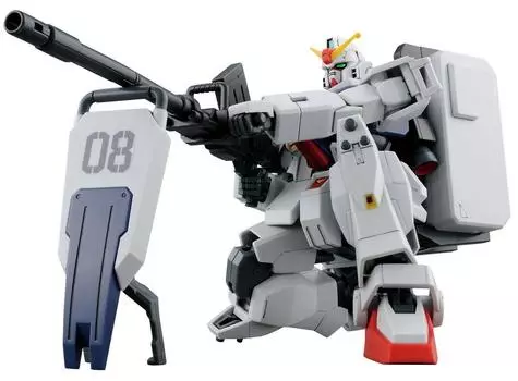 Пластиковая модель HGUC Mobile Suit Gundam 08th MS Platoon Ground Type Gundam в масштабе 1/144 с цветовой кодировкой