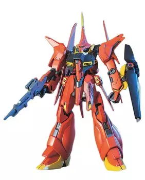 Пластиковая модель HGUC Mobile Suit Gundam ZZ Bow AMX-107 1/144 с цветовой кодировкой