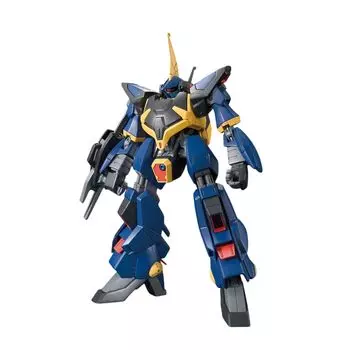 Пластиковая модель HGUC Mobile Suit Z Gundam Barzam в масштабе 1/144 с цветовой кодировкой синий