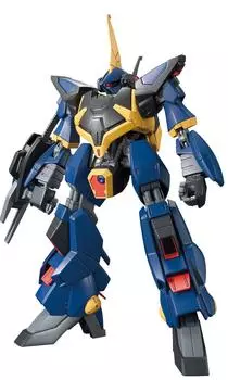 Пластиковая модель HGUC Mobile Suit Z Gundam Barzam в масштабе 1/144 с цветовой кодировкой синий