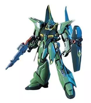 Пластиковая модель HGUC Mobile Suit ZZ Gundam AMX107 Bow, серийное производство, масштаб 1/144, цветовая кодировка