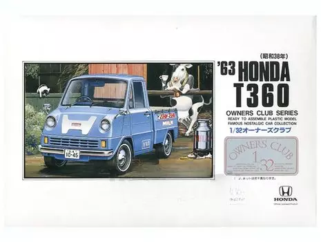 Пластиковая модель Honda T360 от Micro Ace Owners Club 1/32 63 №22