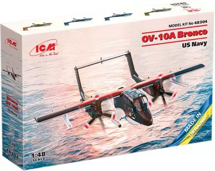 Пластиковая модель ICM US Navy Bronco 48304 1/48 OV-10A