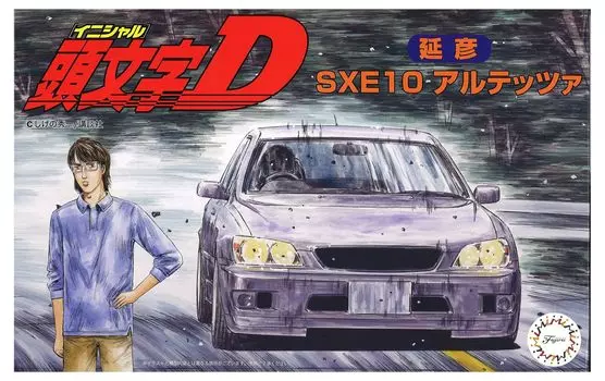 Пластиковая модель Initial D Series Altezza Nobuhiko 1/24 № 16 серебряный
