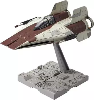 Пластиковая модель истребителя BANDAI SPIRITS Star Wars 1/72 A-wing с цветовой кодировкой (новая версия)