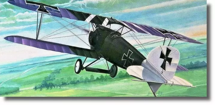 Пластиковая модель истребителя-биплана Semer German Albatross SME48816 1/48 D.3