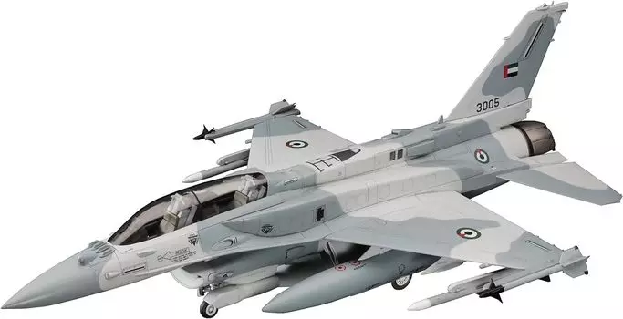 Пластиковая модель истребителя Falcon Block 60 Fighting Falcon от Hasegawa UAE Air Force PT44 1/48 F-16F