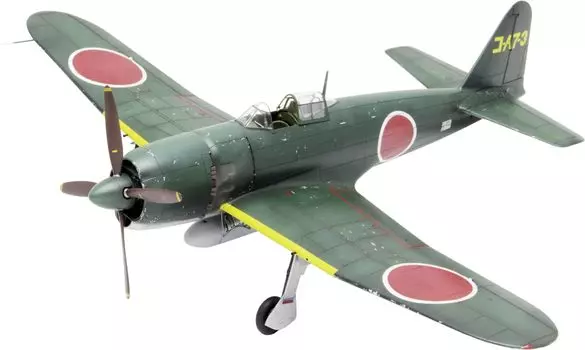 Пластиковая модель истребителя местного истребителя Имперского флота Fine Mold Aircraft Series FC03 1/48 Reppuu-11 (Самолет)