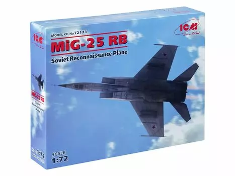 Пластиковая модель истребителя МиГ-25 Армии Советского Союза ICM 72173 1/72