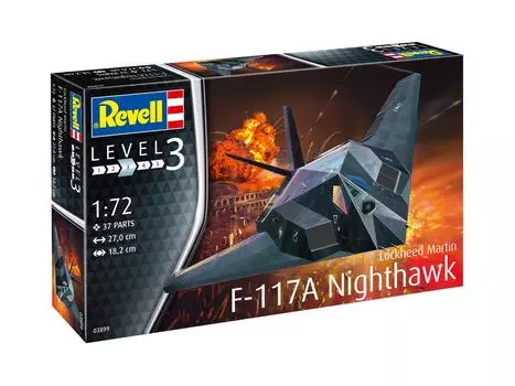 Пластиковая модель истребителя-невидимки ВВС США Revell 03899 1/72 F-117
