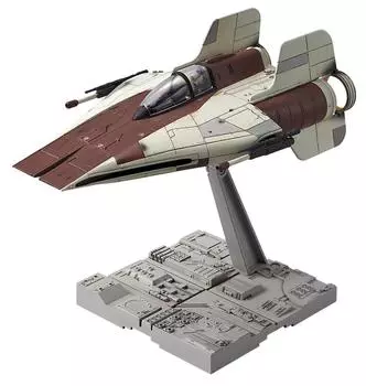 Пластиковая модель истребителя Star Wars A-wing 1/72 серый