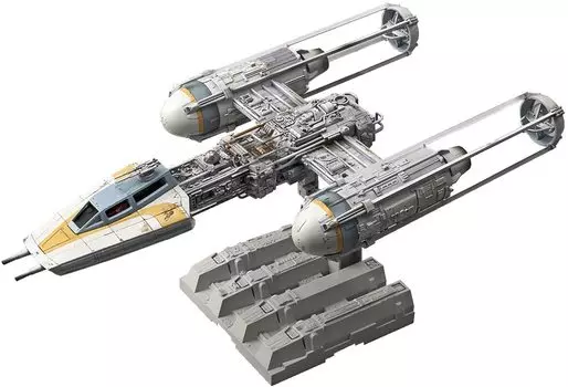 Пластиковая модель истребителя Star Wars Y-Wing 1/72 с цветовой кодировкой