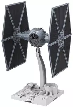 Пластиковая модель истребителя Tie Fighter Star Wars в масштабе 1/72 чёрный