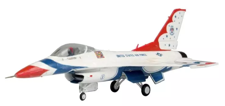 Пластиковая модель истребителя ВВС США Falcon Thunderbirds от Platts в масштабе 1/144 F-16C FC-22