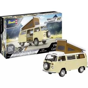 Пластиковая модель кемпера VW T2 немецкого уровня 07676 1/24