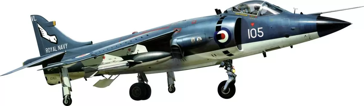 Пластиковая модель кинетического британского морского харриера KNE48035 1/48 FRS.1