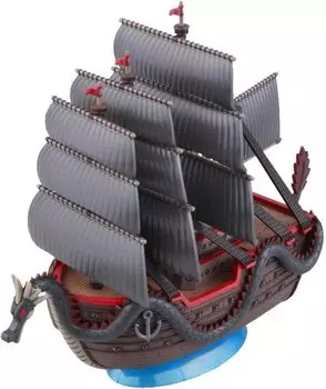 Пластиковая модель корабля-дракона BANDAI SPIRITS One Piece Grand Ship Collection с цветовой кодировкой серый