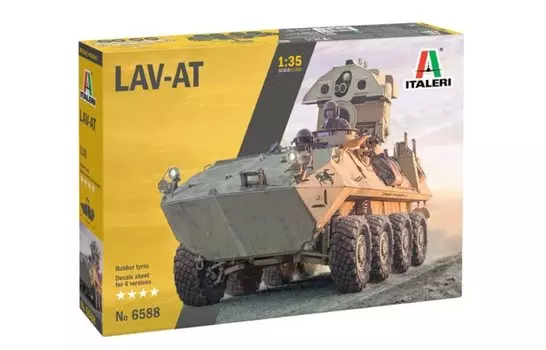 Пластиковая модель корпуса морской пехоты США ITALERI Tamiya Military Series 38588 1/35 № 6588 LAV-AT