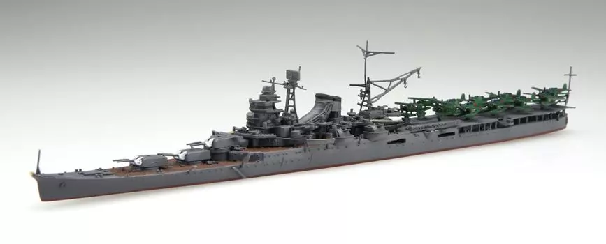 Пластиковая модель крейсера ВМС Японии «Могами» 1/700 №73 серый