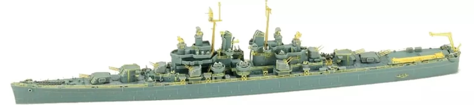 Пластиковая модель легкого американского крейсера «Кливленд» Vee Hobby 1945 года выпуска, подарочное издание, VEEE57020, 1/700 CL-55