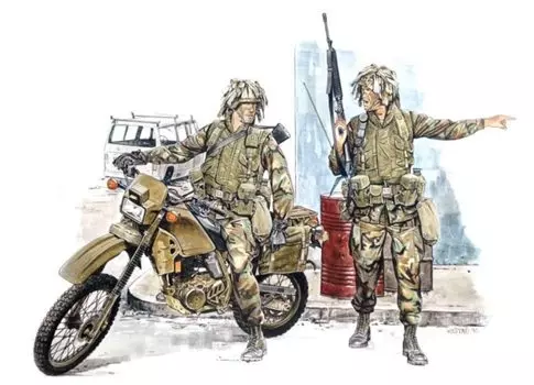 Пластиковая модель легкой пехоты Platts Dragon DR3009 1/35 США