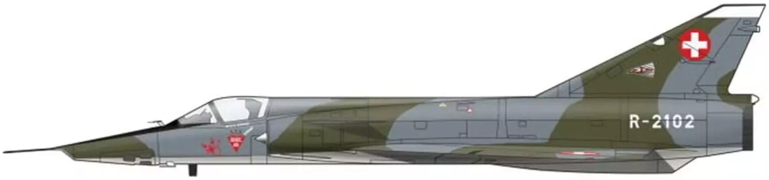 Пластиковая модель Mark 1 Mirage с уткой MKM144168L 1/144 3RS/3EBR/5BA/50C