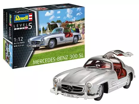 Пластиковая модель Mercedes Benz 300SL немецкого уровня 07657 1/12